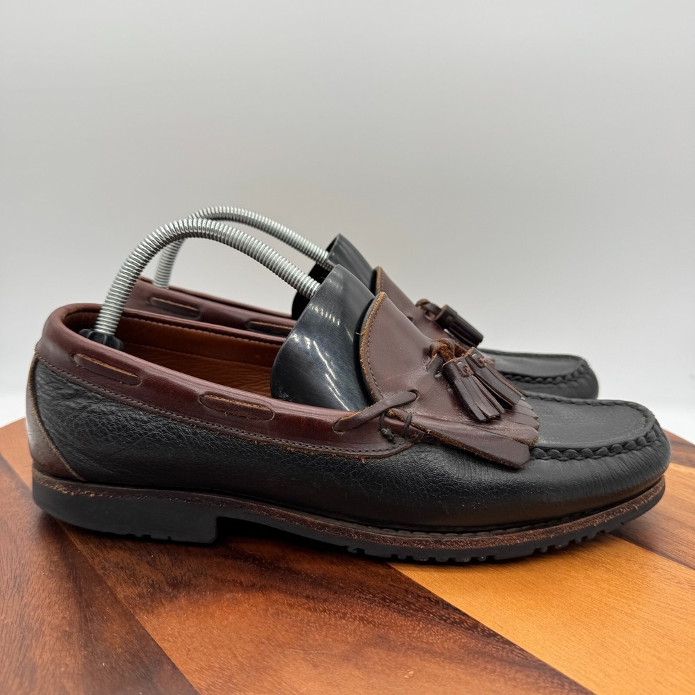 Allen Edmonds Shoes Mens 11 D Nashua Kiltie Tassel Loafer Slip On Brown Black
